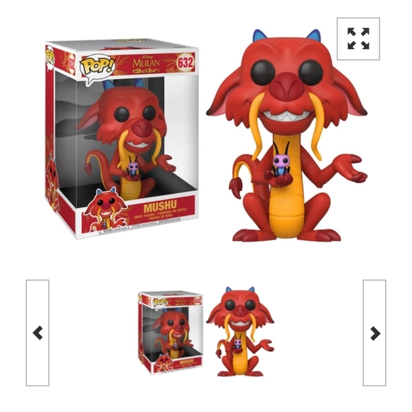 Funko pop Mushu from Mulan